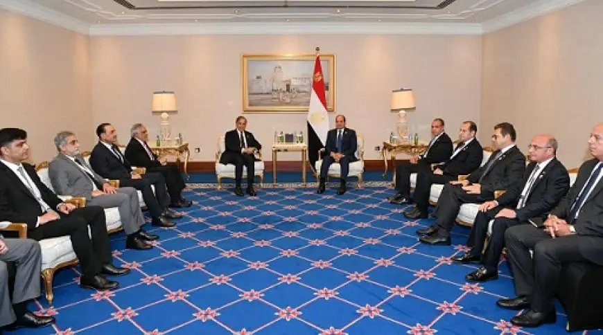 السيسي ورئيس وزراء باكستان يؤكدان إدانتهما الشديدة للاعتداء الإسرائيلي الأخير على قطر