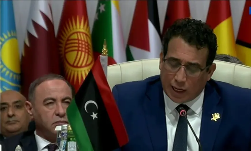 قمة الدوحة.. رئيس المجلس الرئاسي الليبي: نطالب بدعم جهود مصر وقطر لإنهاء معاناة غزة