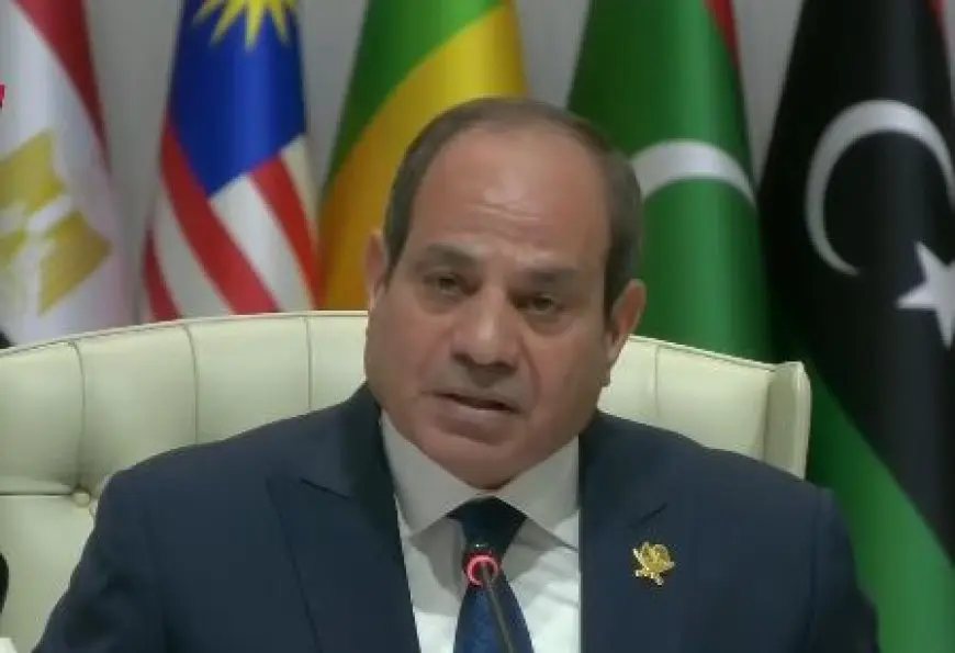 الرئيس السيسي: لن نسمح بإفشال جهود السلام.. وأدعو لإنشاء آلية عربية إسلامية لمواجهة التحديات