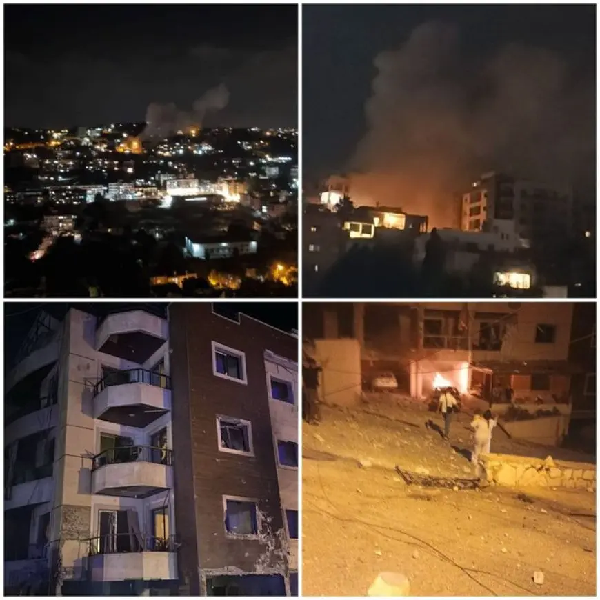 جيش الاحتلال يزعم الهجوم على مقر قيادة لحزب الله في منطقة النبطية جنوب لبنان