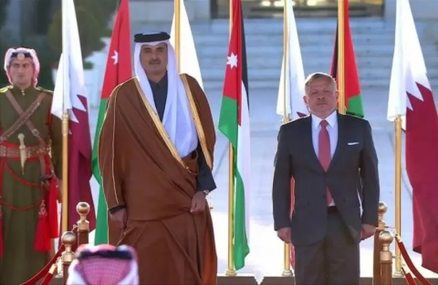 الأردن وقطر يؤكدان أهمية التوصل لحلول سياسية لأزمات المنطقة