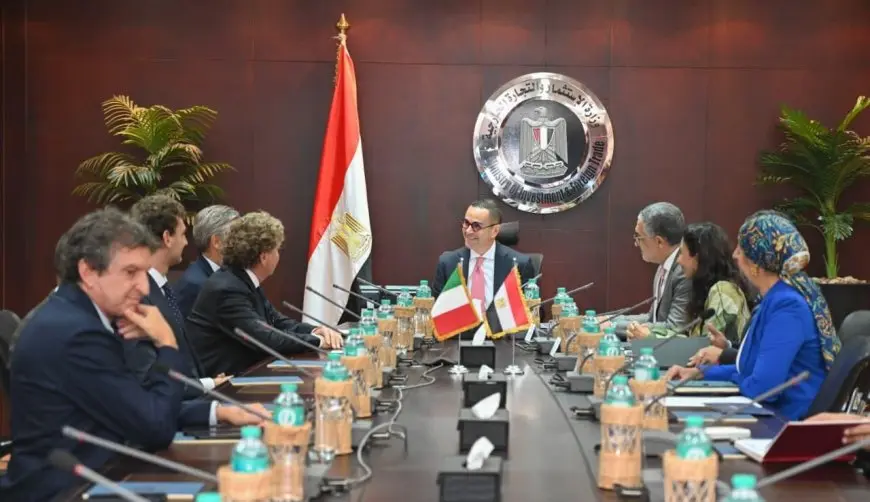 وزير الاستثمار يبحث مع وفد تكنوكاب الإيطالية خطط التوسع الصناعي في مصر