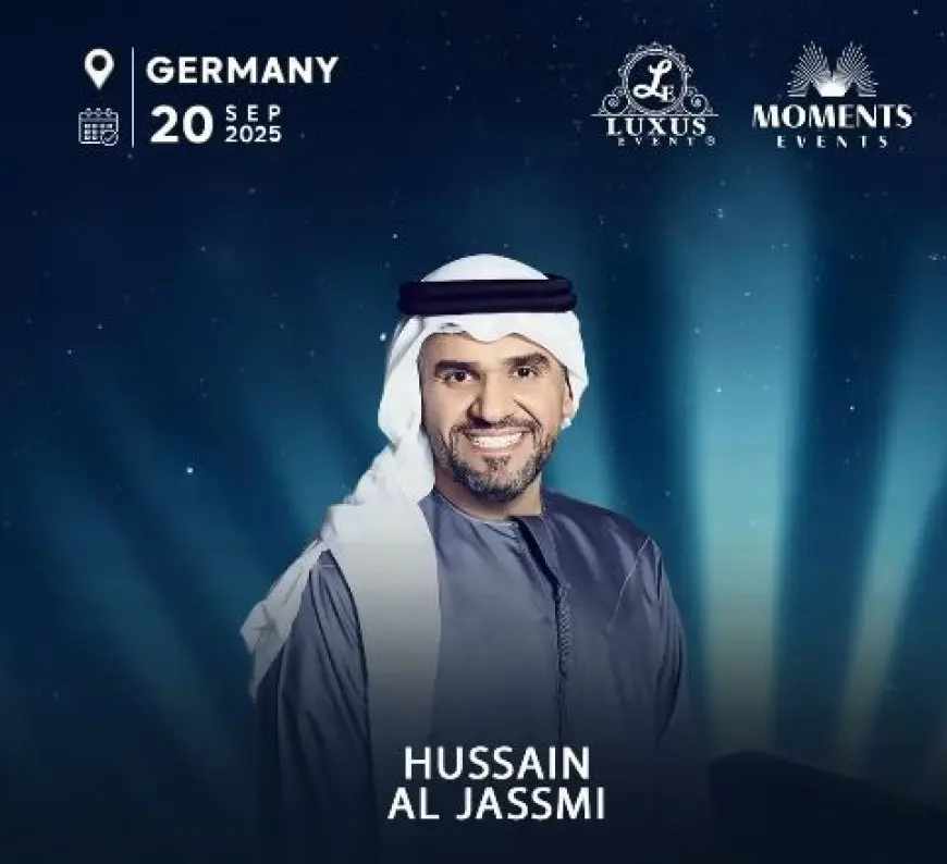 حسين الجسمي يروج لحفله الغنائي في ألمانيا السبت المقبل