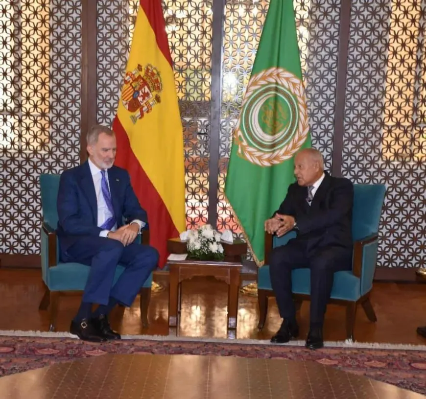 أبو الغيط يعبر عن تقديره لمواقف إسبانيا الداعمة للقضية الفلسطينية