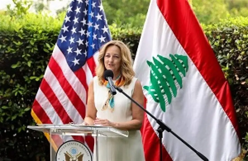 السفيرة الأمريكية في بيروت تدعو إلى احتكار الدولة للسلاح
