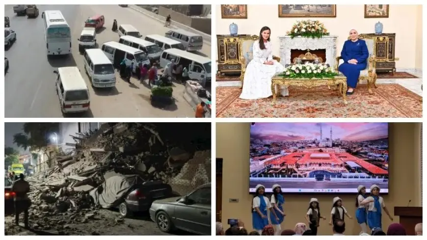 حدث منتصف الليل| انهيار عقار مكون من 5 طوابق في باب الشعرية.. وأمطار على هذه المناطق خلال ساعات