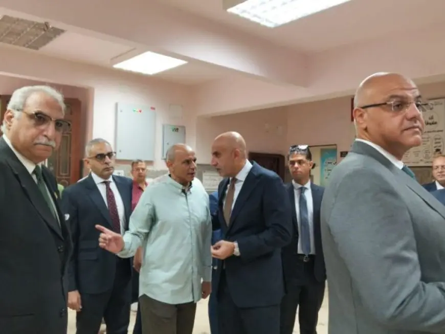 وزير التربية والتعليم ومحافظ القليوبية يتفقدان مدارس المحافظة في أول يوم دراسي