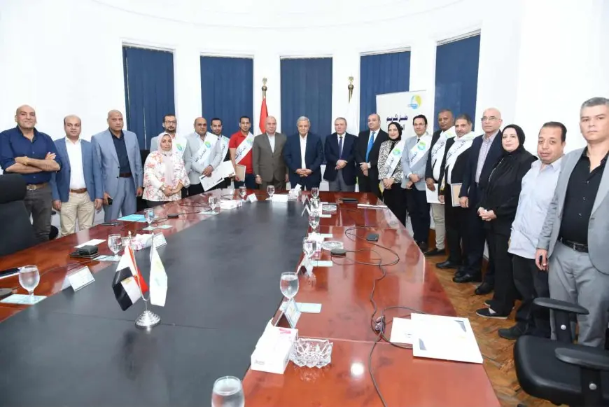 الشركة القابضة للمياه تكرم الفائزين في مسابقة العامل المثالي