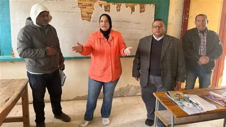 وكيل التربية والتعليم بمطروح تجري جولات تفقدية لمتابعة بداية الدراسة