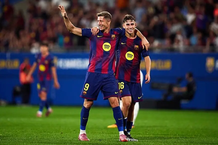 ليفاندوفسكي يقود هجوم برشلونة أمام خيتافي في الليجا