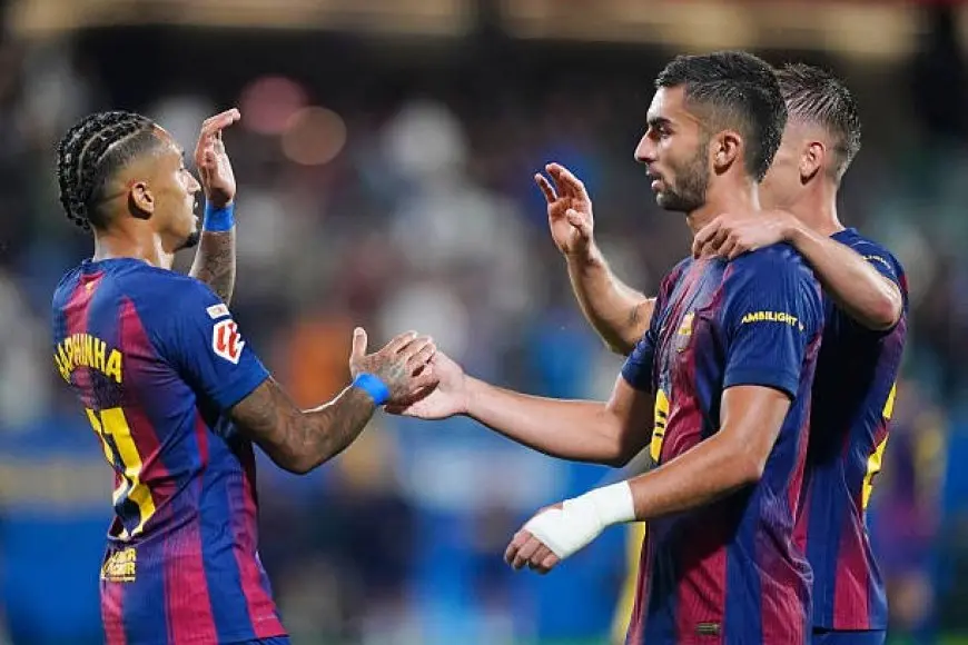 برشلونة يسحق خيتافي بثلاثية في الدوري الإسباني