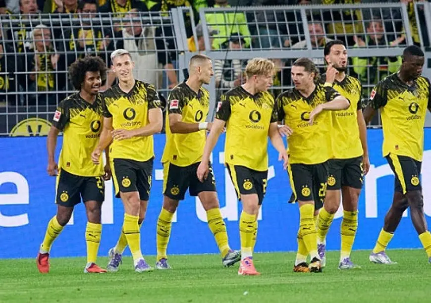 بوروسيا دورتموند يعزز موقعه في وصافة الدوري الألماني