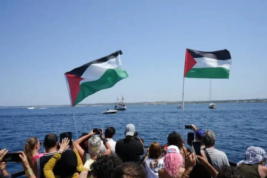 السفينة الليبية عمر المختار تنطلق للانضمام لأسطول الصمود العالمي