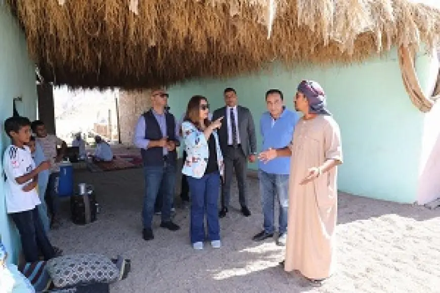 وزيرة التنمية المحلية توجه بتخصيص فرص إسكان اجتماعي لأهالي وادي مجيرح بدهب
