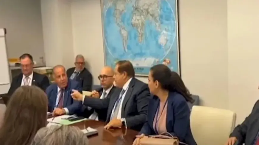 ابو العينين يشن هجومًا على وفد إسرائيلي خلال اجتماع لبرلمان البحر المتوسط – فيديو