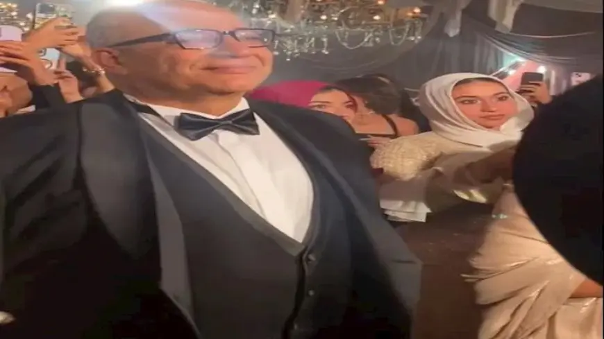 أول فيديو من حفل زفاف نجل الفنان بيومي فؤاد