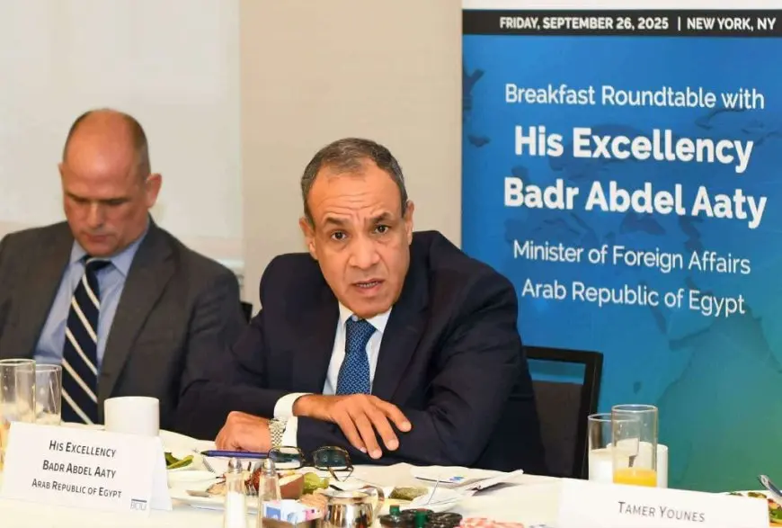 وزير الخارجية يلتقي قيادات مجلس الأعمال للتفاهم الدولي