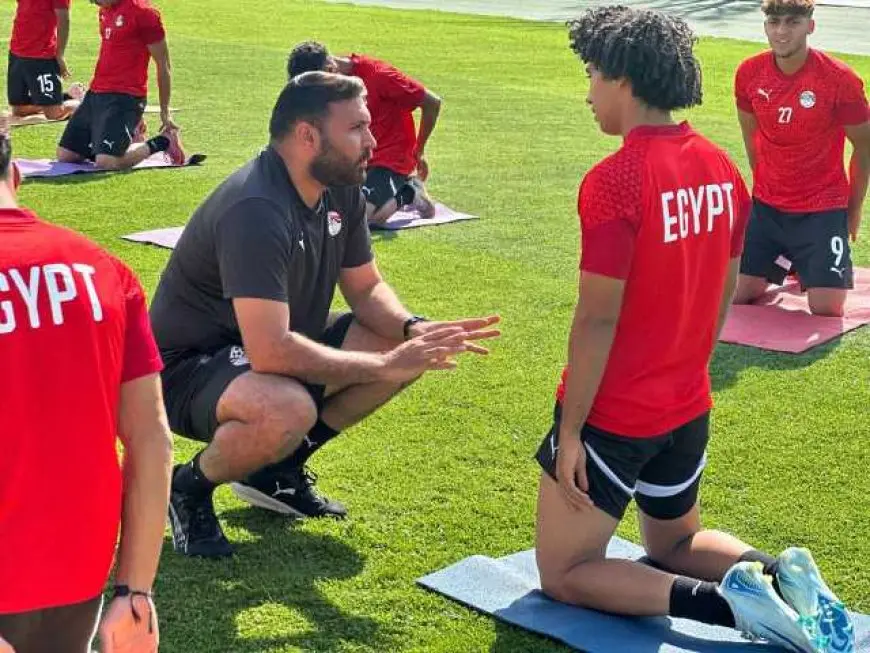 منتخب الشباب يؤدي تدريبه الرئيسي.. ويتفقد ملعب مباراة اليابان
