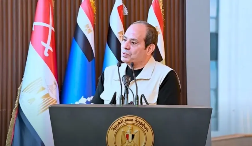 الرئيس السيسي: نتألم لمعاناة أهالي غزة ولكل متألم في أي مكان بالعالم